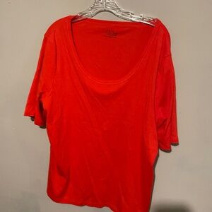 Time and Tru orange tee women’s XXXL